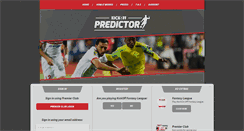 Desktop Screenshot of kickoffpredictor.com